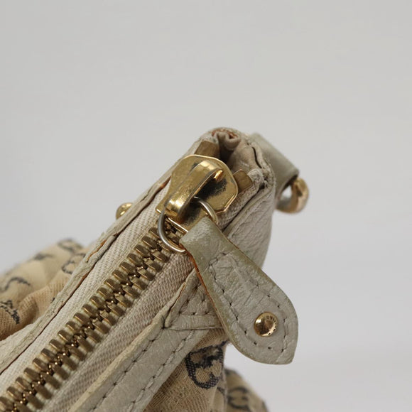 LOUIS VUITTON Monogram Mini Lin Croisette Marina PM Bag Beige M95494 Auth 108405