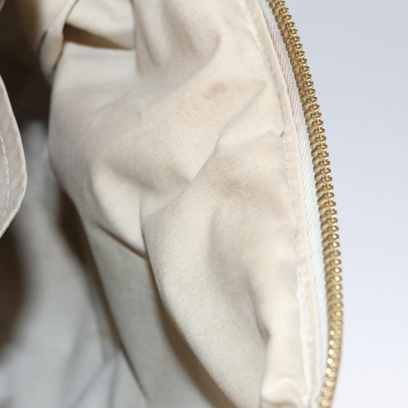 LOUIS VUITTON Monogram Mini Lin Croisette Marina PM Bag Beige M95494 Auth 108405