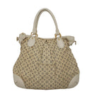 LOUIS VUITTON Monogram Mini Lin Croisette Marina PM Bag Beige M95494 Auth 108405-13