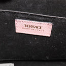 VERSACE Hand Bag Leather 2way Pink Auth 108430-16