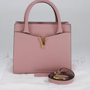 VERSACE Hand Bag Leather 2way Pink Auth 108430-23