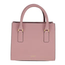 VERSACE Hand Bag Leather 2way Pink Auth 108430-3