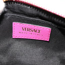 VERSACE Shoulder Bag Leather Pink Auth 108483-15