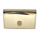 VERSACE Chain Shoulder Bag Patent leather Gold Auth 108487V-13