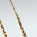 VERSACE Chain Shoulder Bag Patent leather Gold Auth 108487V-8