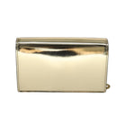 VERSACE Chain Shoulder Bag Patent leather Gold Auth 108490V-3