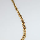 VERSACE Chain Shoulder Bag Patent leather Gold Auth 108490V-8