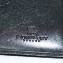 BURBERRY Day Planner Cover Leather Black Auth 108507-19