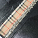 BURBERRY Day Planner Cover Leather Black Auth 108507-8