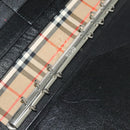 BURBERRY Day Planner Cover Leather Black Auth 108507-9