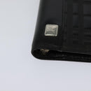 BURBERRY Day Planner Cover Leather Black Auth 108507-14
