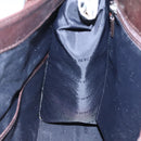 BURBERRY Nova Check Hand Bag Canvas 2way Beige Auth 108520-19