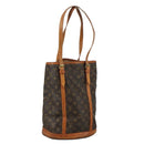 LOUIS VUITTON Monogram Bucket GM Shoulder Bag M42236 LV Auth 108535-1