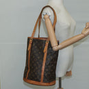 LOUIS VUITTON Monogram Bucket GM Shoulder Bag M42236 LV Auth 108535-21