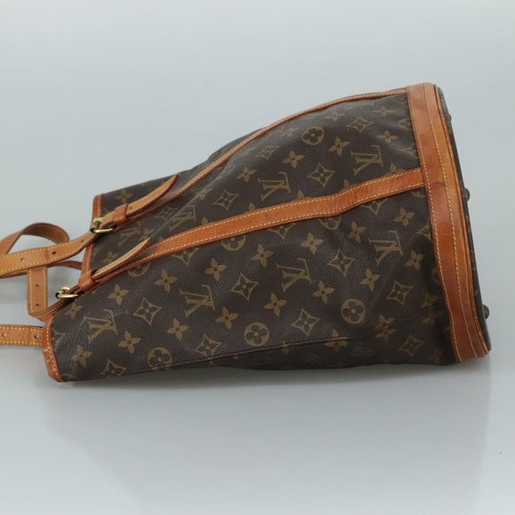 LOUIS VUITTON Monogram Bucket GM Shoulder Bag M42236 LV Auth 108535