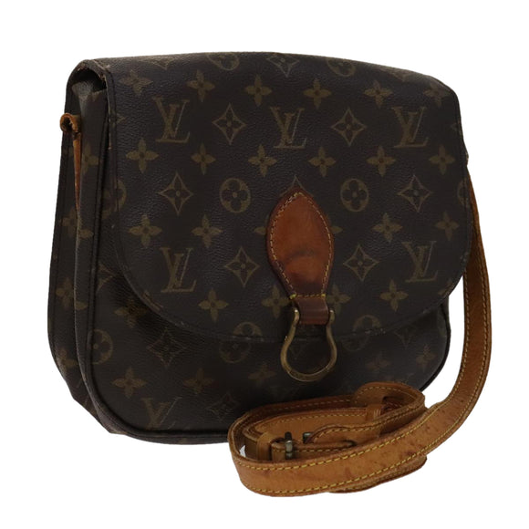 LOUIS VUITTON Monogram Saint Cloud GM Shoulder Bag M51242 LV Auth 108563