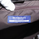 BURBERRY Nova Check Blue Label Hand Bag Canvas Beige Auth 108566-11
