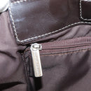 BURBERRY Nova Check Blue Label Hand Bag Canvas Beige Auth 108566-19