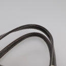 BURBERRY Nova Check Blue Label Hand Bag Canvas Beige Auth 108566-8