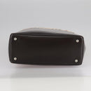 BURBERRY Nova Check Blue Label Hand Bag Canvas Beige Auth 108566-5