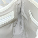 BURBERRY Nova Check Shoulder Bag Canvas Leather Beige White Silver Auth 108570-18