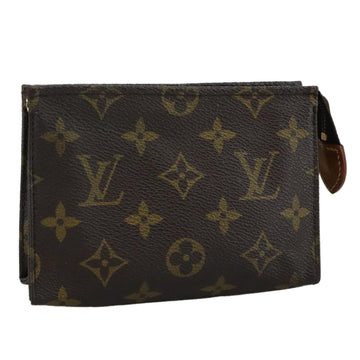 LOUIS VUITTON Monogram Poche Toilette 15 Pouch M47546 LV Auth 108574