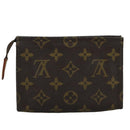 LOUIS VUITTON Monogram Poche Toilette 15 Pouch M47546 LV Auth 108574-2