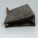 LOUIS VUITTON Monogram Poche Toilette 15 Pouch M47546 LV Auth 108574-4