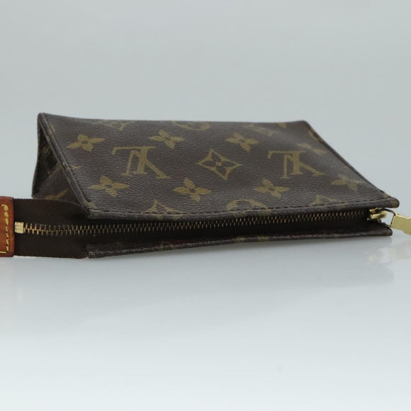 LOUIS VUITTON Monogram Poche Toilette 15 Pouch M47546 LV Auth 108574