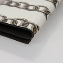 Salvatore Ferragamo Gancini Shoulder Wallet Leather White Auth 108583V-17