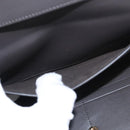 Salvatore Ferragamo Gancini Shoulder Wallet Leather White Auth 108583V-10