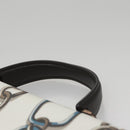 Salvatore Ferragamo Gancini Shoulder Wallet Leather White Auth 108583V-14