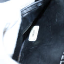 CHANEL Bicolore Vanity Hand Bag Leather Black Gold CC Auth 108585-12