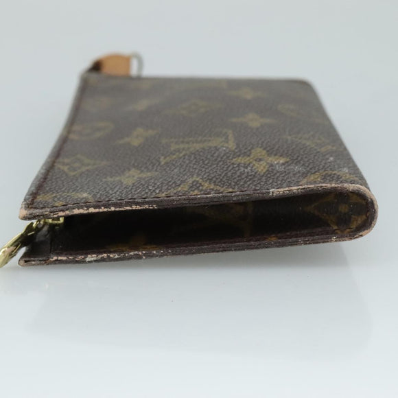 LOUIS VUITTON Monogram Bucket PM Accessory Pouch LV Auth 108590