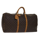 LOUIS VUITTON Monogram Keepall 60 Boston Bag M41422 LV Auth 108604-1