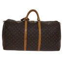 LOUIS VUITTON Monogram Keepall 60 Boston Bag M41422 LV Auth 108604-13