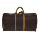 LOUIS VUITTON Monogram Keepall 60 Boston Bag M41422 LV Auth 108604-2