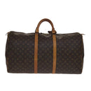 LOUIS VUITTON Monogram Keepall 60 Boston Bag M41422 LV Auth 108605-2