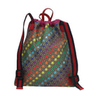 GUCCI GG Supreme Sherry Line Backpack PVC Beige Multicolor 550775 Auth 108606V-2