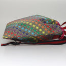 GUCCI GG Supreme Sherry Line Backpack PVC Beige Multicolor 550775 Auth 108606V-3