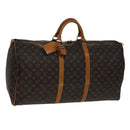 LOUIS VUITTON Monogram Keepall 60 Boston Bag M41422 LV Auth 108611-1