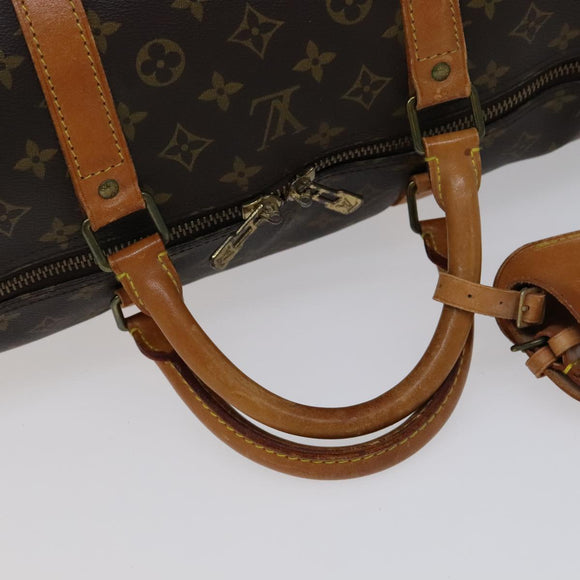 LOUIS VUITTON Monogram Keepall 60 Boston Bag M41422 LV Auth 108611