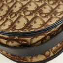 Christian Dior Trotter Canvas Shoulder Bag Brown Auth 108645-17