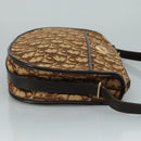 Christian Dior Trotter Canvas Shoulder Bag Brown Auth 108645V-3