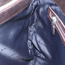 BURBERRY Nova Check Hand Bag Canvas Beige Auth 108646-19