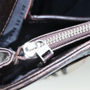 BURBERRY Nova Check Hand Bag Canvas Beige Auth 108646-12