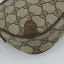 GUCCI GG Supreme Web Sherry Line Shoulder Bag PVC Beige 89 02 066 Auth 108686-15