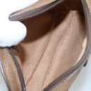 GUCCI GG Supreme Web Sherry Line Shoulder Bag PVC Beige 89 02 066 Auth 108686-10