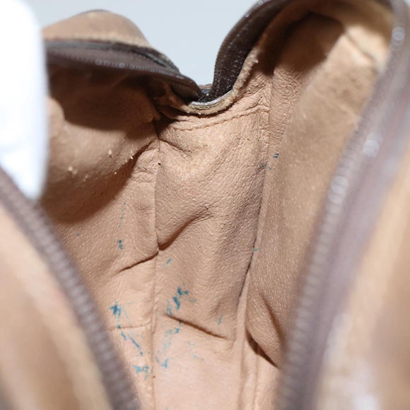 GUCCI GG Supreme Web Sherry Line Shoulder Bag PVC Beige 89 02 066 Auth 108686