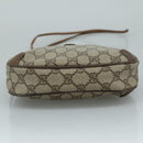 GUCCI GG Supreme Web Sherry Line Shoulder Bag PVC Beige 89 02 066 Auth 108686-5